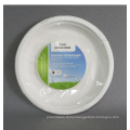 BPI Approved Disposable Composable Sugarcane Bagasse Round Hot Plate